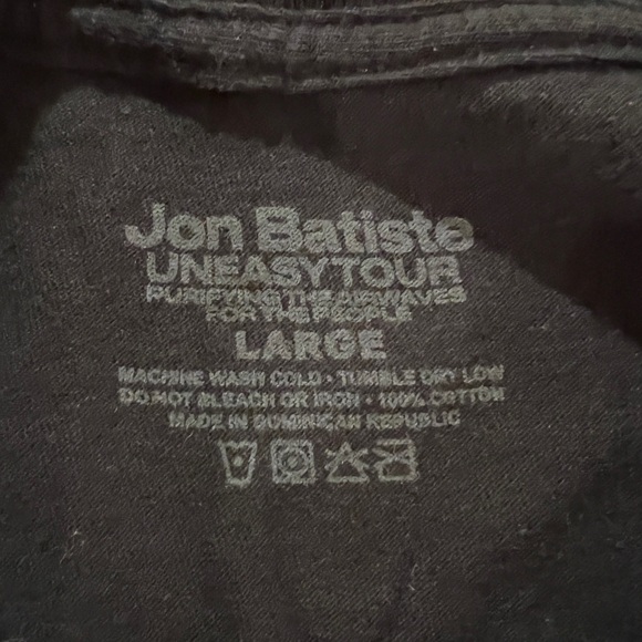 Official Jon Batiste Uneasy Tour Band Shirt - Size Large - Picture 5 of 6